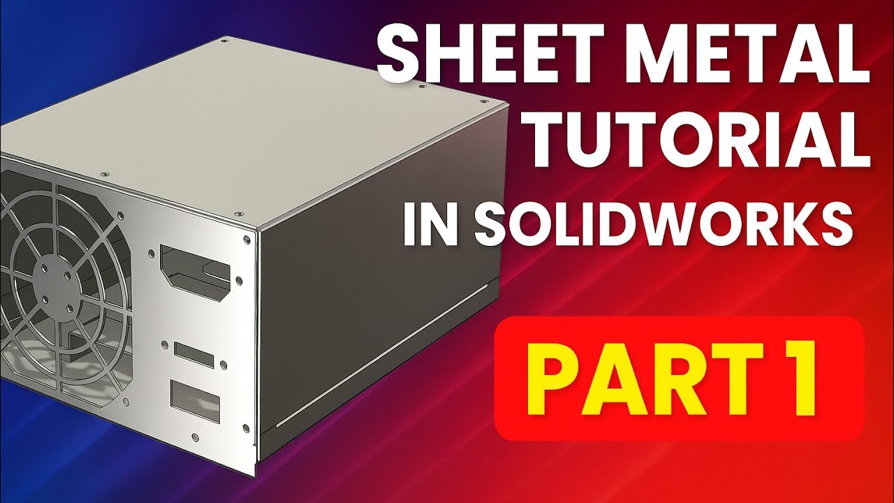 sheet metal tutorial in Solidwork | part 1 - YouTube