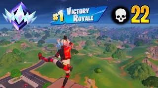 High Elimination Solo Ranked Win Gameplay (Fortnite Chapter 5 Season 2)