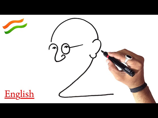 Discover more than 151 easy gandhi drawing super hot