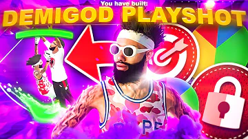 MY DEMIGOD PLAYSHOT BUILD CAN DO EVERYTHING - BEST GUARD BUILD IN NBA 2K21 - 100% GREENLIGHTS