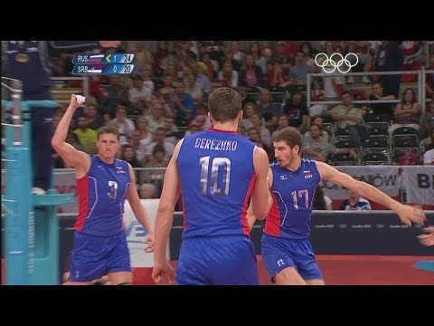 Men's Volleyball Preliminary Round - RUS v SRB | London 2012 Olympics
