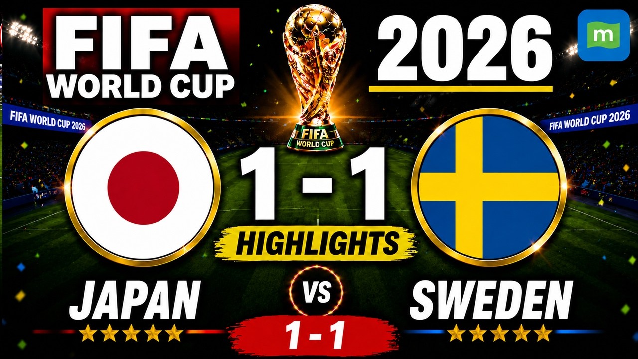 Japan vs Sweden Highlights | Stunning Goals & Match Highlights