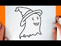 HOW TO DRAW A GHOST