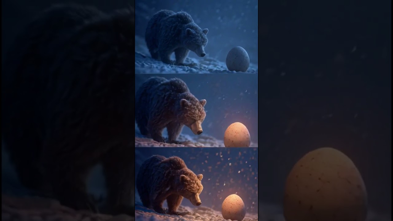 Bear And Elephant Ai Telugu Storie 