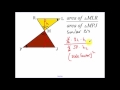 Understanding Ratios of Areas in Triangles