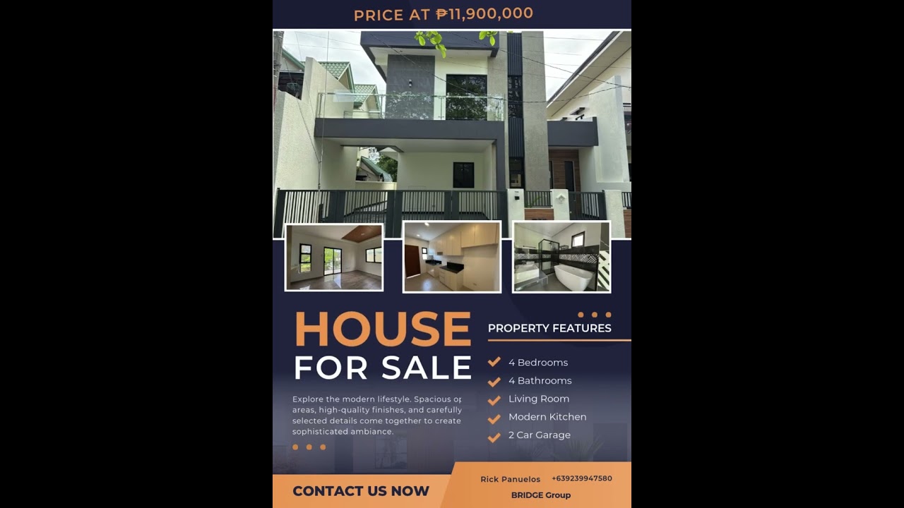 FOR SALE: Modern 4-Bedroom Home in Grand Parkplace Village, Imus, Cavite 🏡