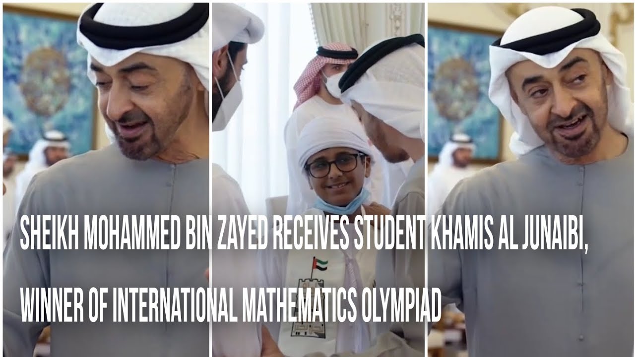 Math Sheikh Sheikh Mohammed bin Zayed Receives Khamis Al Junaibi, winner of ...