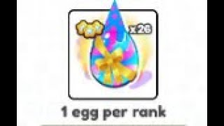 Pet Sim 99 Hype Gift Opening (1 Rank=1 Egg)
