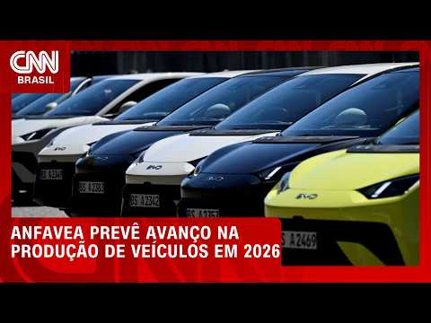 Anfavea eleva projeção e prevê 3,1 milhões de veículos vendidos em 2026 | CNN MERCADO