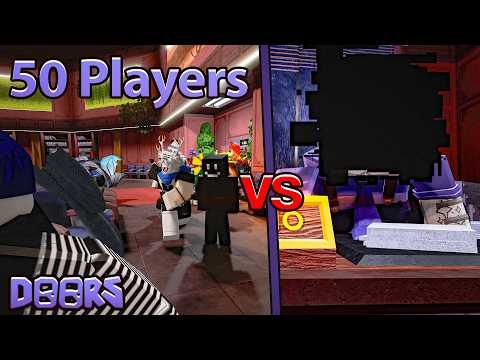 50 Players vs. HONCHO (A BATTLE SO EPIC IT EVEN GLITCHED LOL) Doors: The Archives 👁️