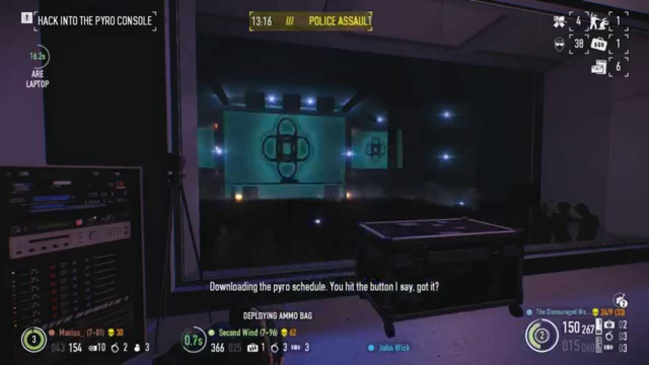 Payday 2: The Alesso Concert and Fuck It, We're Walking Achievement