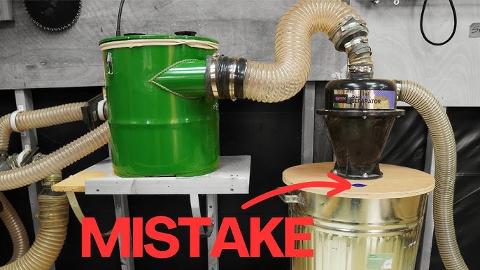 How to make short hose for shop vac dust collection systems 