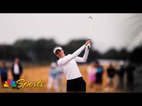 Ester Henseleit inches from eagle, ties lead with birdie | AIG Women's Open | Golf on NBC Sports