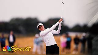 Ester Henseleit inches from eagle, ties lead with birdie | AIG Women's Open | Golf on NBC Sports