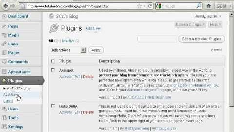 Video Showing How to Automatically Install WordPress Plugins