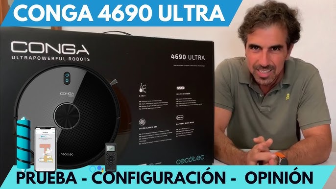 Cecotec - 🥰 Continúan las ofertas 🥰 ¡Robot aspirador Conga 4690 Ultra por  359€! incluye el cepillo Jalisco, patentado para eliminar la suciedad más  imperceptible ✨ >>