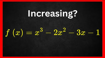 Intervals of Increase Made Simple Using Derivatives