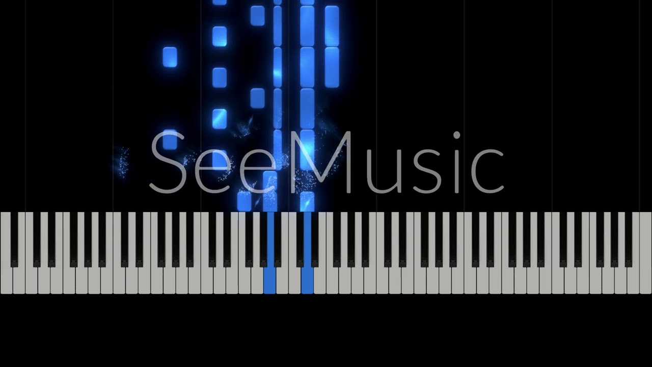 The Boy Who Played The Harp - Dave Piano Tutorial with Falling Notes