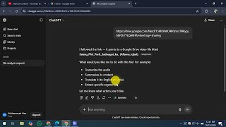 How To Share a Google Drive Link to ChatGPT