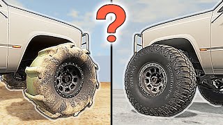 Which vehicle tire has the most grip in BeamNG Drive?