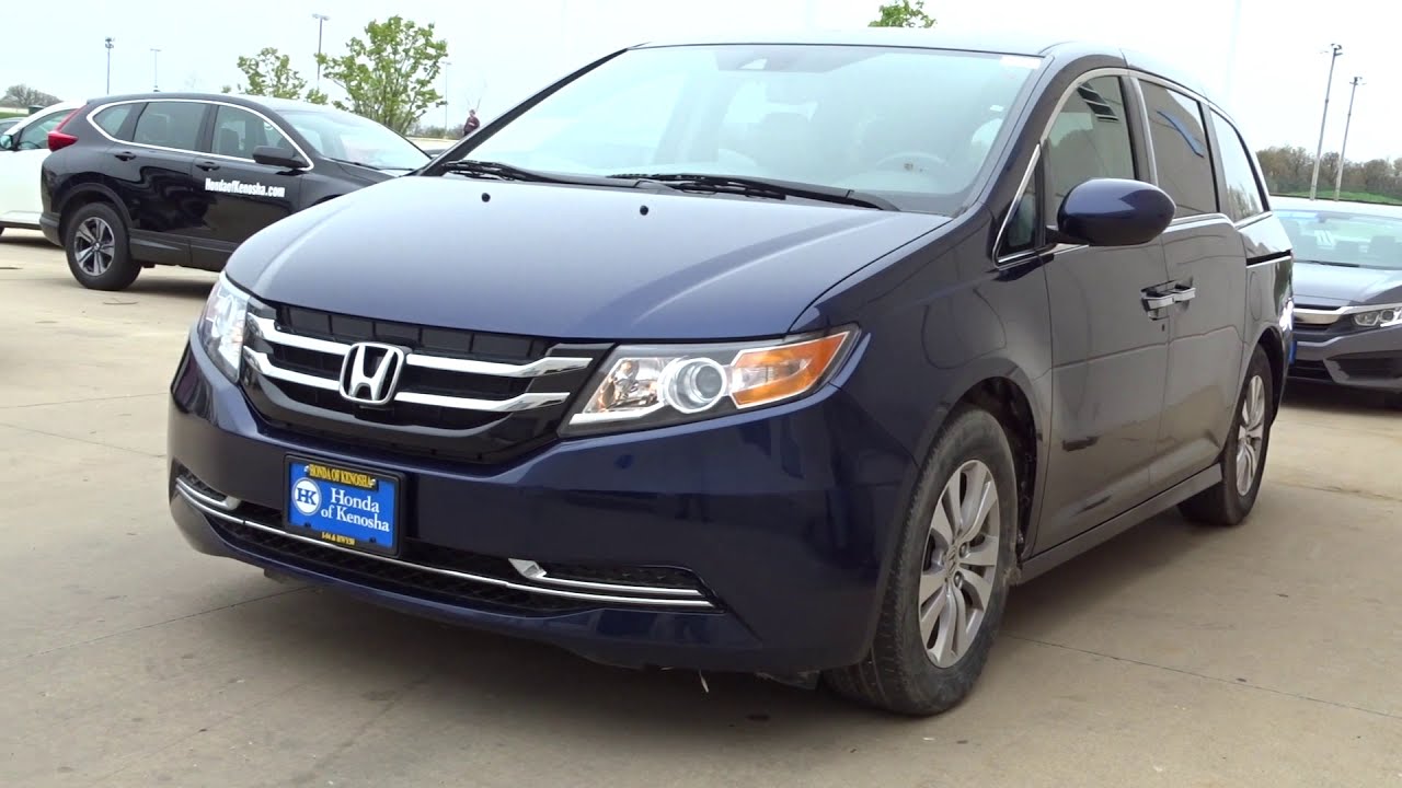 KENOSHA HONDA STOCK 191050A 2016 HONDA ODYSSEY EXL OBSIDIAN BLUE