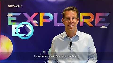 Erik de Geus invites you to VMware Explore 2023 Barcelona
