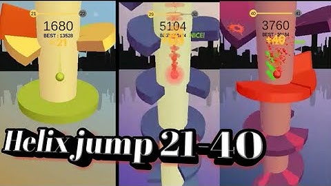 Helix jump (Level 21-40)Wadiray Vlogs