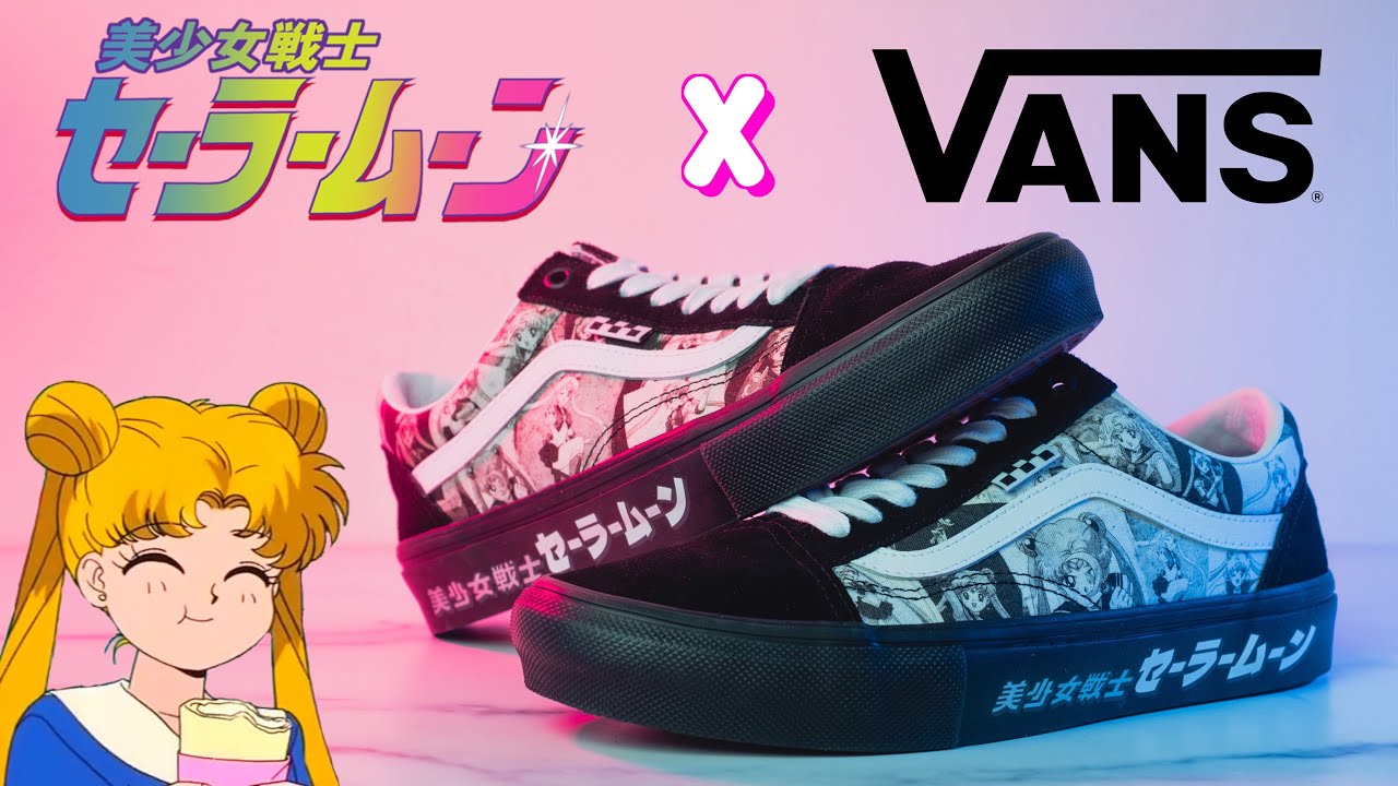Cater disgusting cheek Sailor Moon X Vans - Anime Shoes Review - YouTube