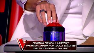 The Voice of Greece | Auditions Αθήνας 7 & 8 Ιουλίου Ολυμπιακά Ακίνητα Γαλατσίου 12:00 - 18:00