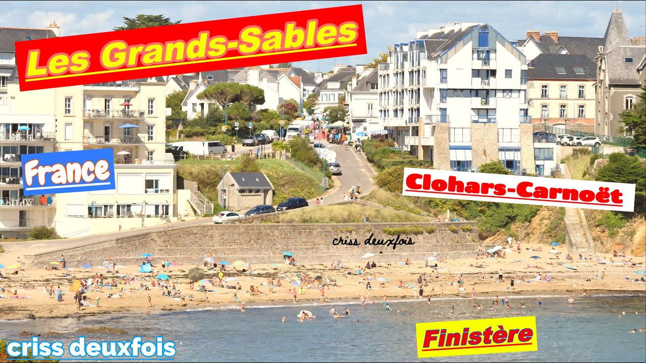 Plage des Grands-Sables à Clohars-Carnoët ; Pouldu ; Finistère ; Bretagne Sud  ; France