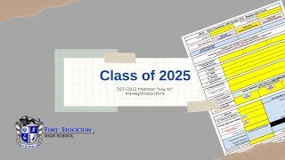 2021-2022 Freshman How to Pre-Registration Form