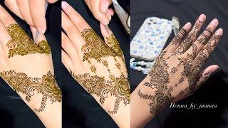 Simple trending henna design (full tutorial available)