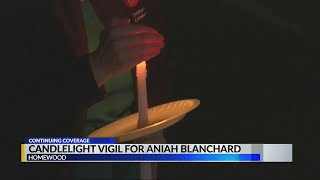 Candlelight vigil for Aniah Blanchard after human remains found in Macon County