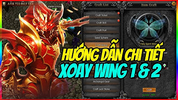 MU Lục Địa VNG: Chi Tiết Cách Ép WING 1 Và WING 2 Dành Cho AE Tân Thủ