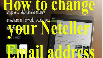 Neteller email address change
