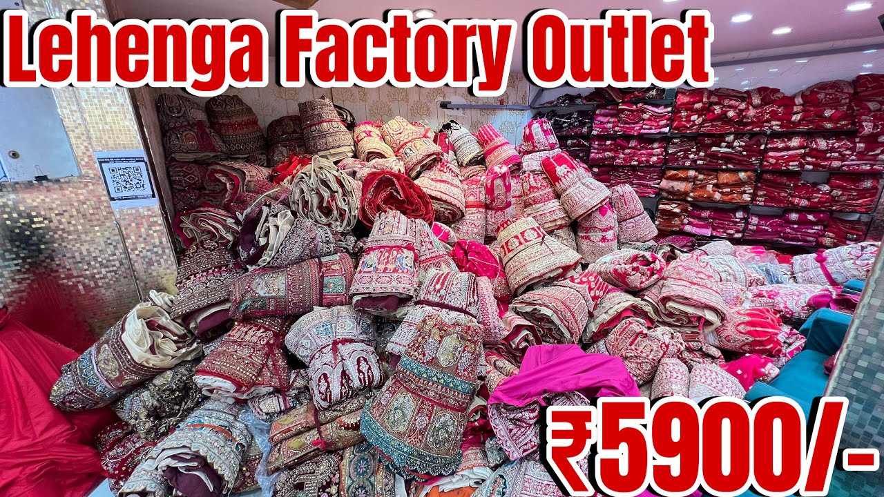 Cheapest Lehenga Choli Wholesale Market in Delhi Chandni Chowk Lehenge Shopping Bridal Lehenga
