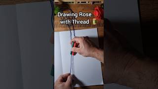 drawing Rose 🌹 with Thread 🧵 News