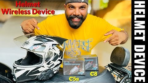 Helmet Bluetooth Device for Riders - Calling, Music & Navigation | EDYELL C5s & C8