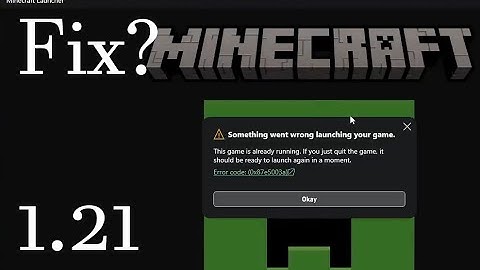 Error code 0x87e5003a  Minecraft not launching properly Potential fix