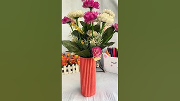 Flower vase making #creative #satisfying #shorts #art #artist