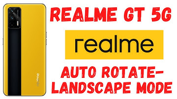 Realme GT 5g : Auto Rotate-Landscape Mode in Realme GT Master Edition | how to auto rotate Realme