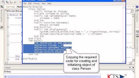 Object Oriented Programming using VB.NET Video Tutorials| VB NET Encapsulation