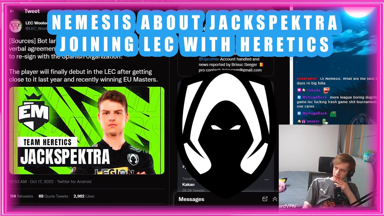 Nemesis About JackSpektra Joining LEC With Heretics