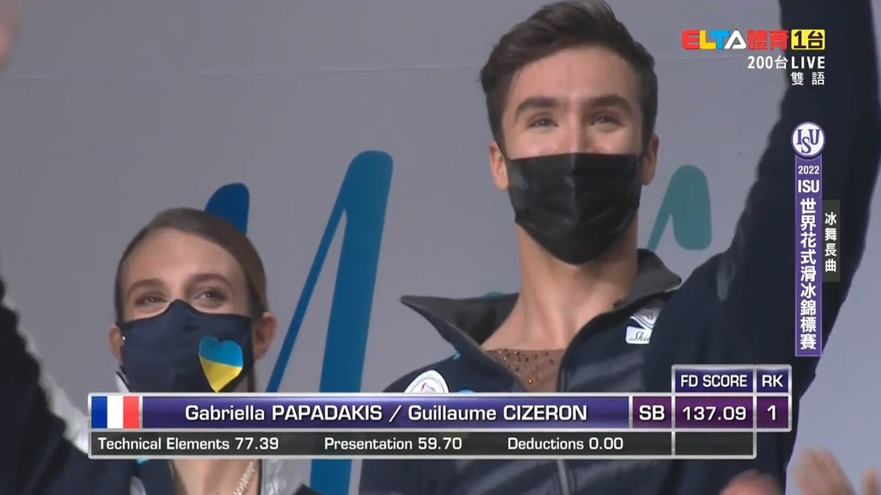 【2022 ISU 世錦賽】冰舞長曲 PC組合