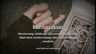 YA tarim video musik story kata kata baper