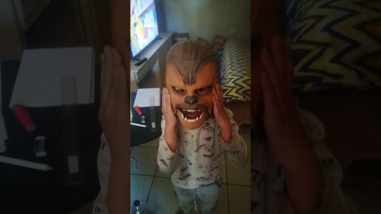 the Chewbacca! Mask!! - YouTube