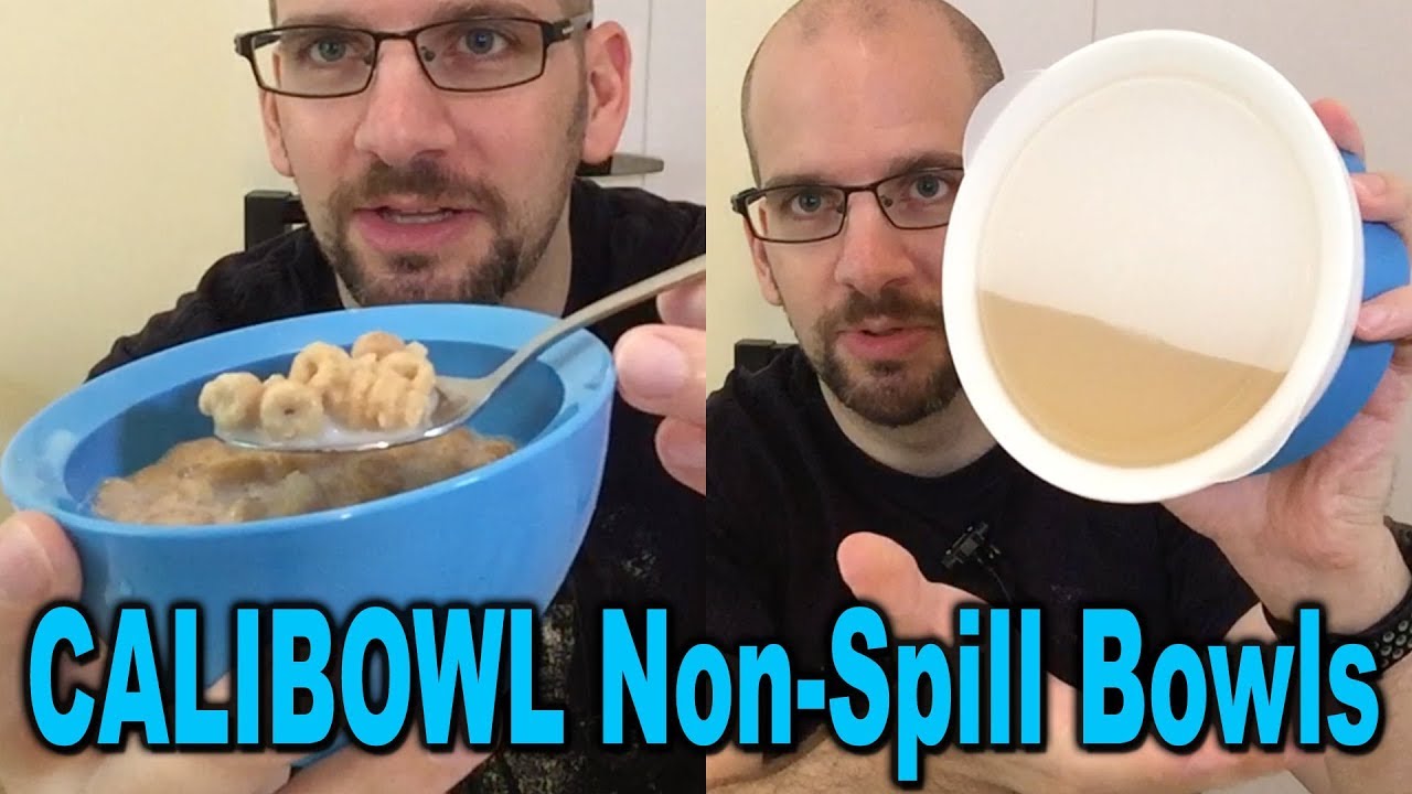 Calibowl - Non-spill bowl unboxing and review - Clueless Dad - YouTube