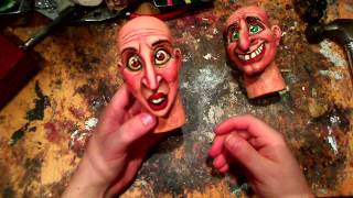 Paper Mache Puppet Heads Strength Test