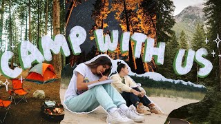VLOG: A VERY SPONTANEOUS CAMPING TRIP WITH MY BEST FRIEND ⛺️🌲🪵| Francesca Grace