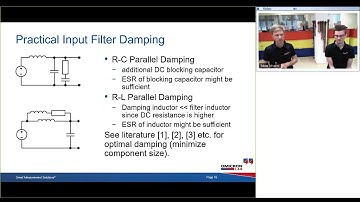Webinar: Input Impedance and Filter Stability of DC/DC Converters